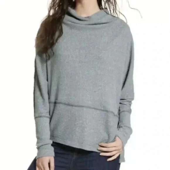 Free people gray londontown thermal long sleeve - Picture 4 of 4